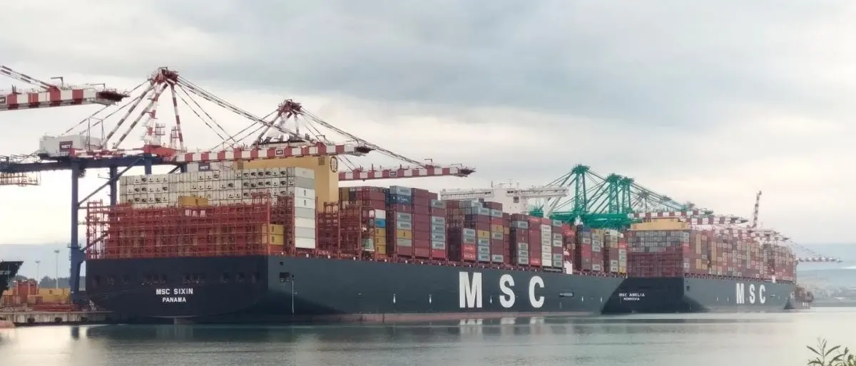 Porto di Gioia, attraccate due navi di 400 metri: unico scalo in Italia che può ospitare i giganti del mare