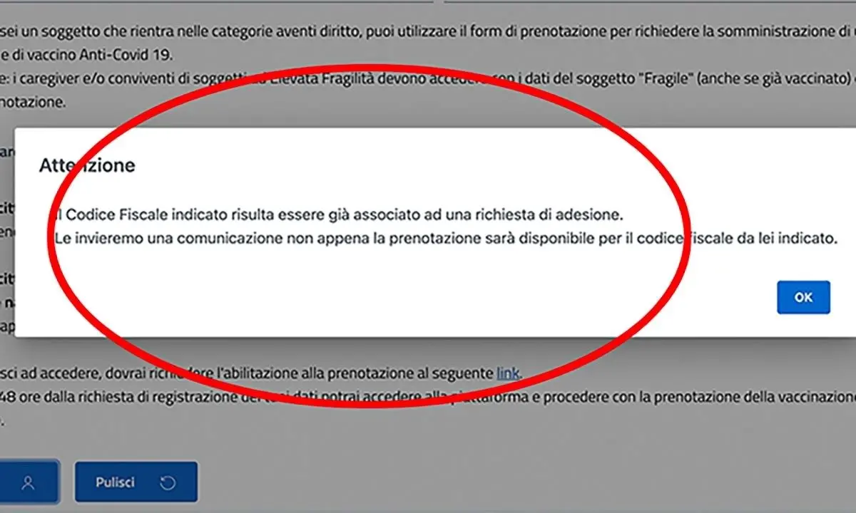 Covid, piattaforma prenotazione vaccini in tilt da giorni: Poste al lavoro per risolvere il problema