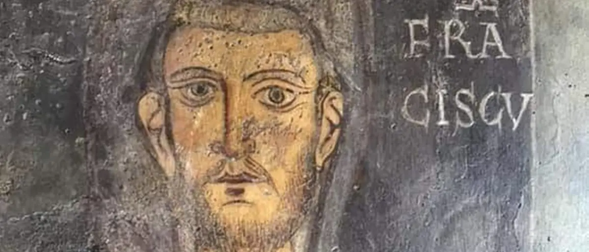 Ecco il vero volto di Francesco d’Assisi: il suo più antico ritratto realizzato quando era ancora in vita