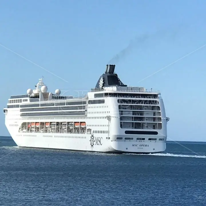 Gioia Tauro, Msc Opera in rada: vento troppo forte per stare in porto