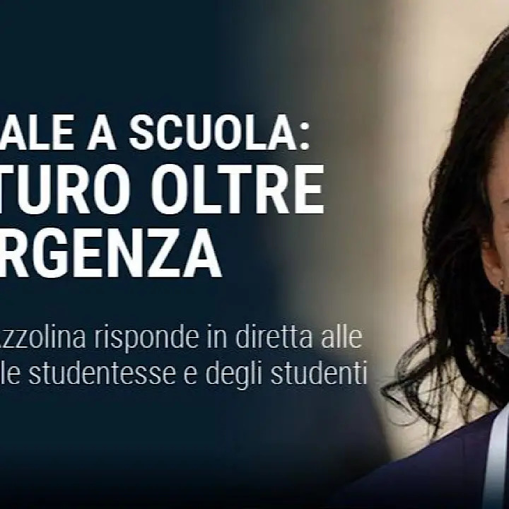 Il digitale a scuola, la ministra Azzolina incontra gli studenti di Cetraro online