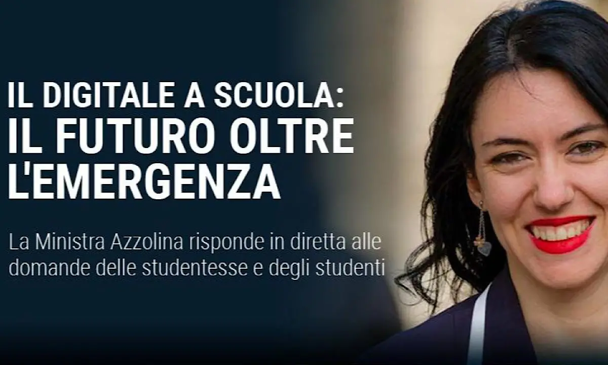 Il digitale a scuola, la ministra Azzolina incontra gli studenti di Cetraro online