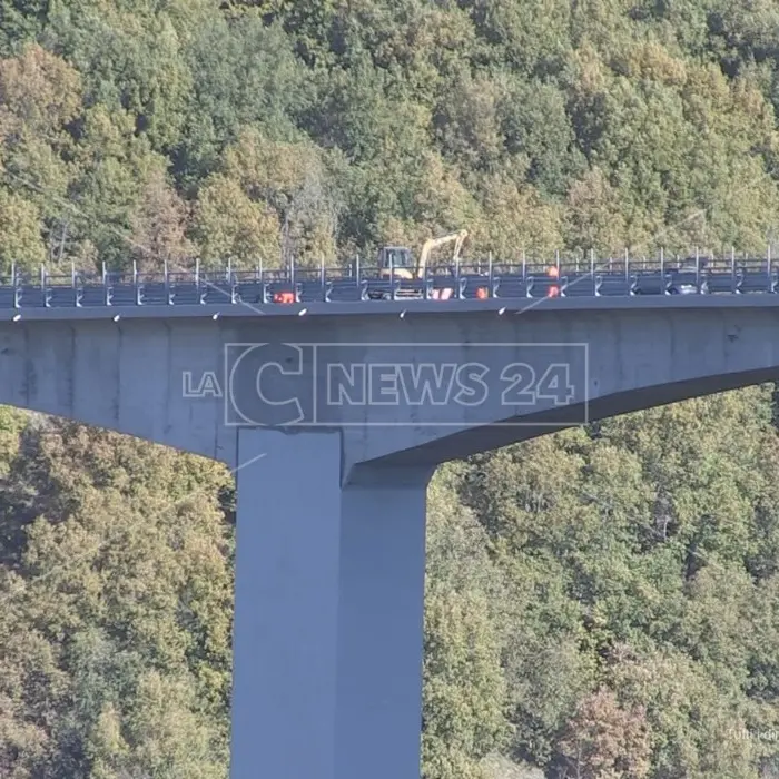 Viadotto del Cannavino nel Cosentino, conto alla rovescia per la riapertura
