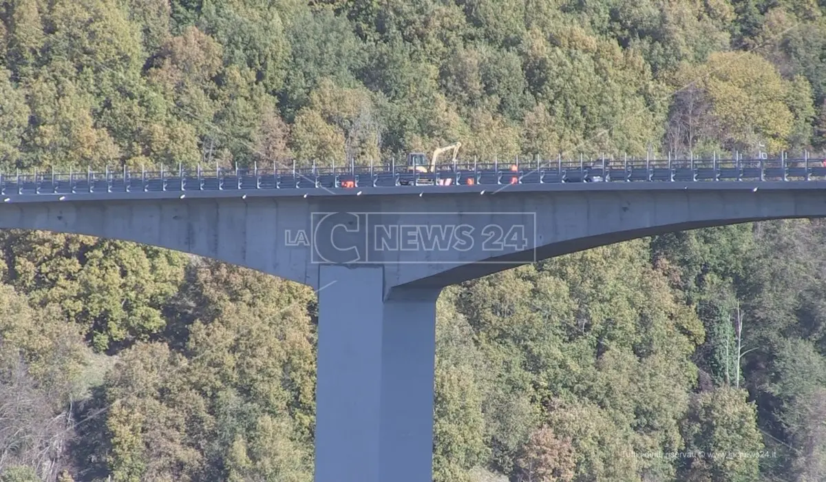 Viadotto del Cannavino nel Cosentino, conto alla rovescia per la riapertura