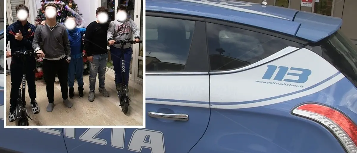 Cosenza, agenti come Babbo Natale per i ragazzi di una casa famiglia