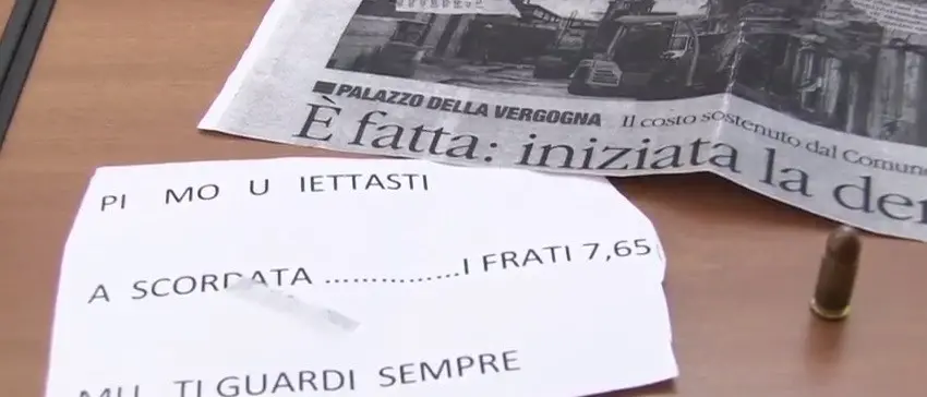 Proiettile di Natale nella nostra redazione, la Procura di Vibo chiede l’archiviazione dell’indagine
