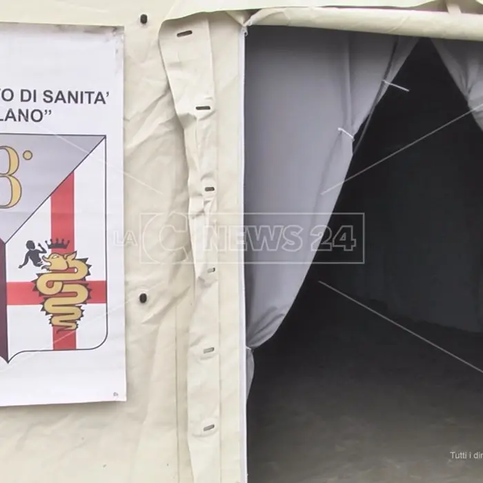 Gemelli emigrati contraggono il Covid e si ritrovano nell'ospedale militare di Cosenza