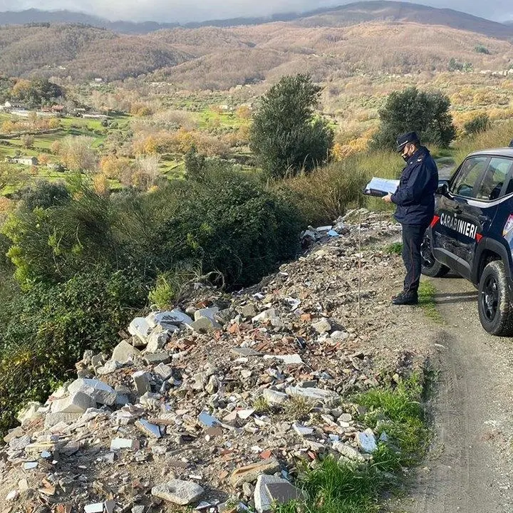 Smaltimento illecito di rifiuti, denunciato un imprenditore nel Cosentino