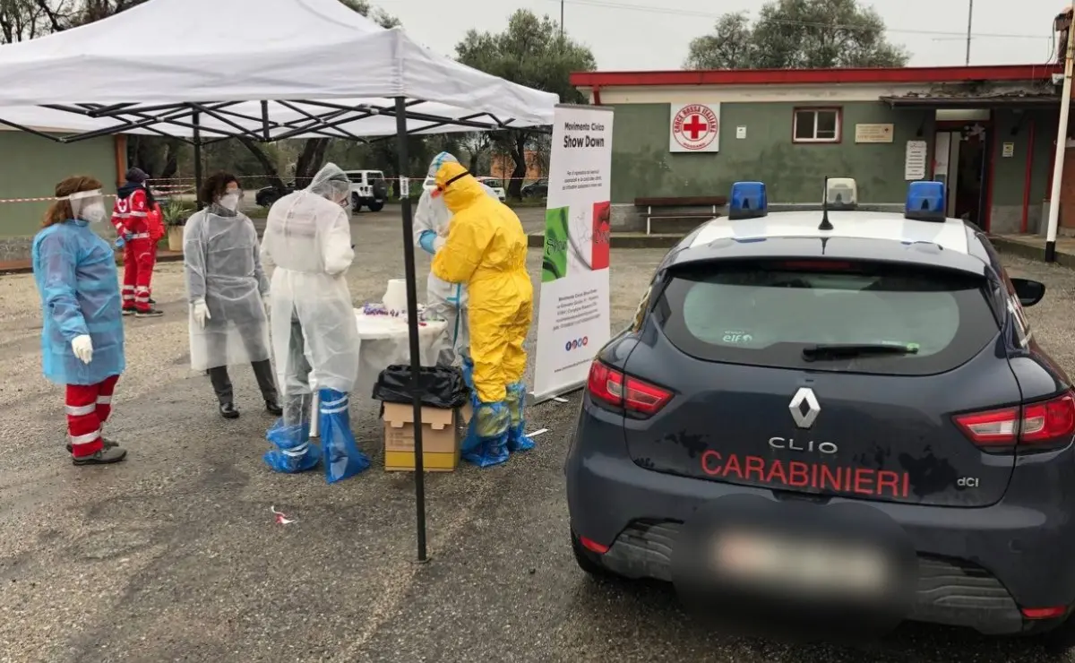 Rossano, test rapidi antiCovid alle forze dell’ordine: emersi 4 positivi
