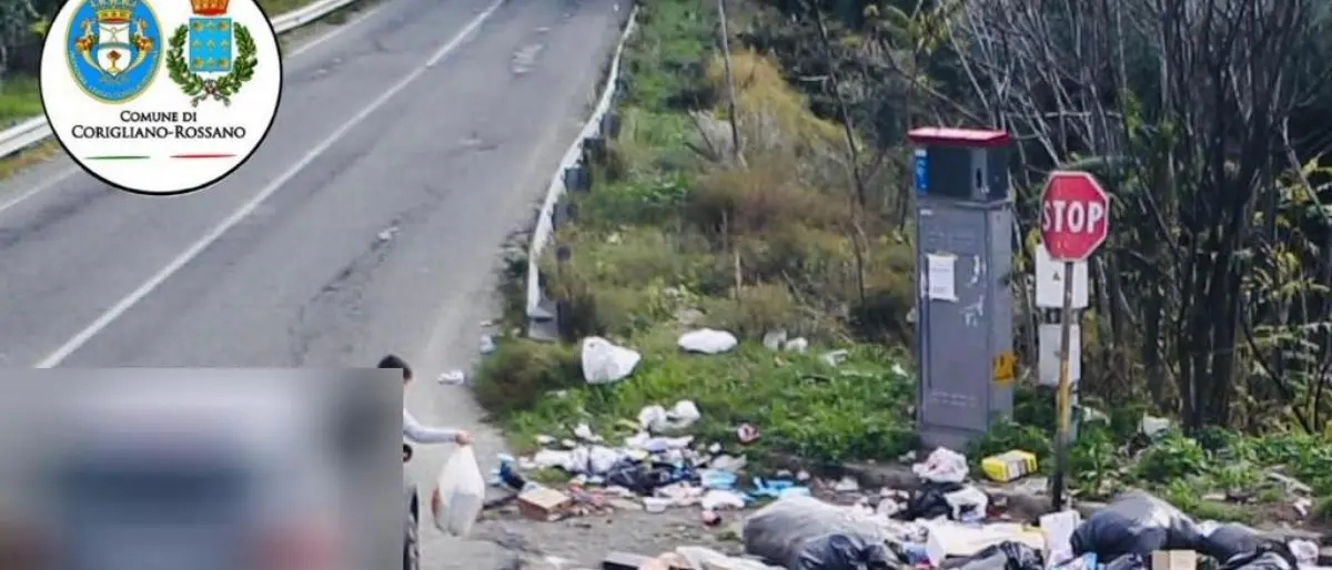 Corigliano Rossano, attivate foto-trappole per beccare chi getta rifiuti per strada