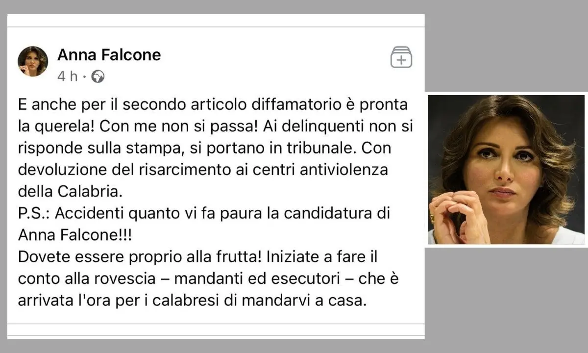 Se Anna Falcone somiglia ai politicanti come Tallini, ci chiediamo: quale rinnovamento rappresenta?