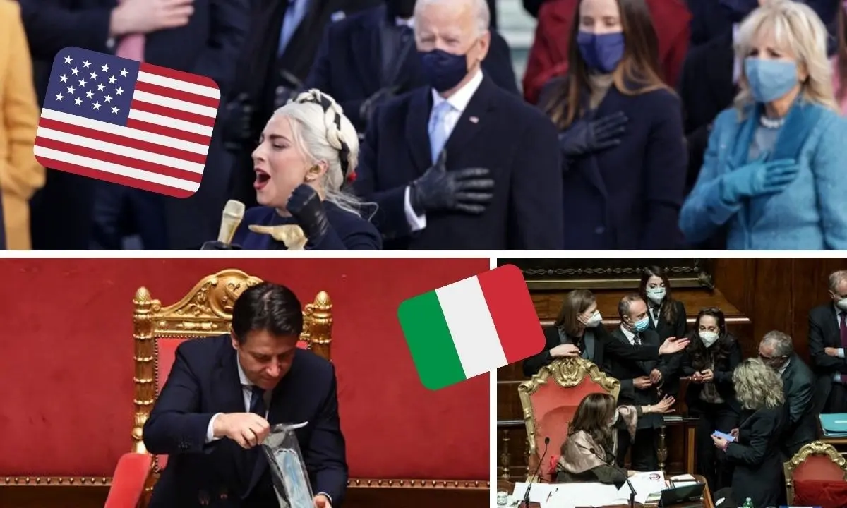 Biden versus Conte: la festa americana e il derby parlamentare all'italiana