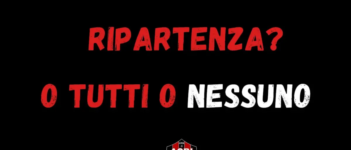 Dilettanti, Città di Acri in protesta: «Destinare parte delle quote d'iscrizione ai tamponi»