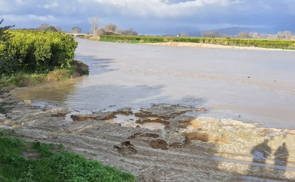 Sibaritide, il Crati osservato speciale: paura per una nuova esondazione