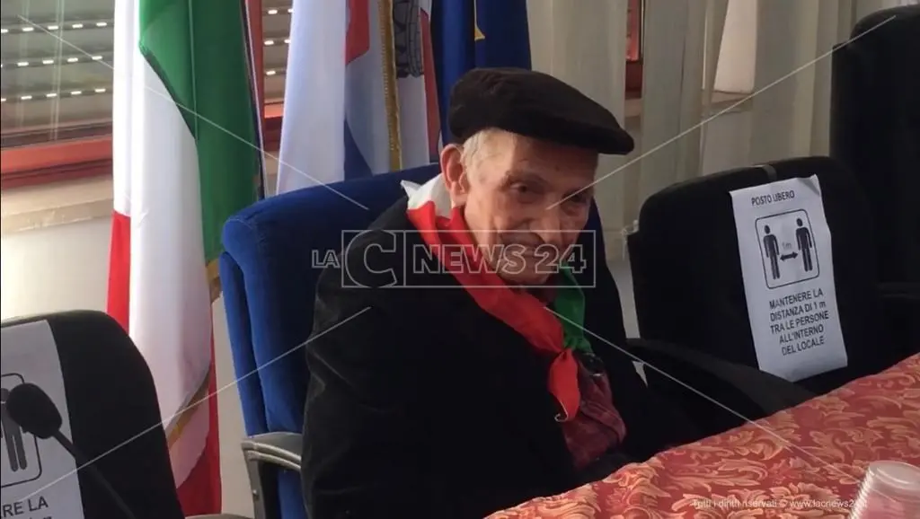 Locride, addio al partigiano Malerba: l'ex membro della “Garibaldi” aveva 99 anni