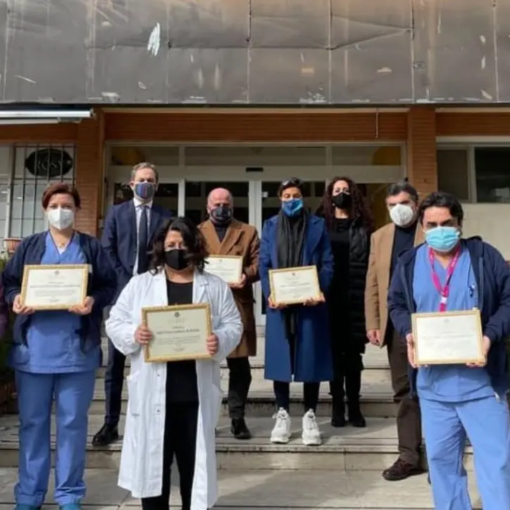 Paola, premiati i medici che salvarono bimbo con grave crisi respiratoria