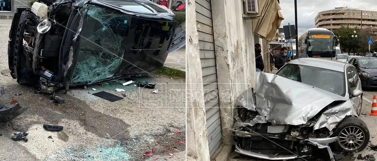 Incidente a Rende, tre persone ferite tra cui una donna incinta