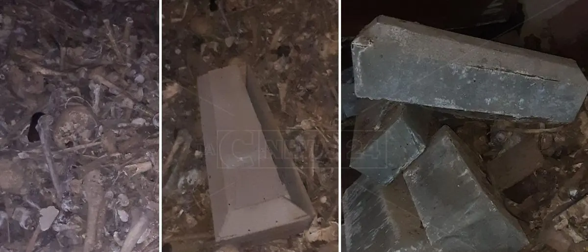 Ossa umane nel cimitero di Pizzo: sopralluogo dei carabinieri ma sarebbero lì da 70 anni