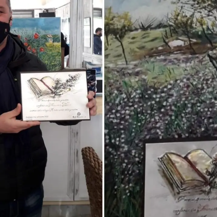 Vibo, al presidente della Provincia Solano targa d’argento Spadafora e un’opera di Liguori