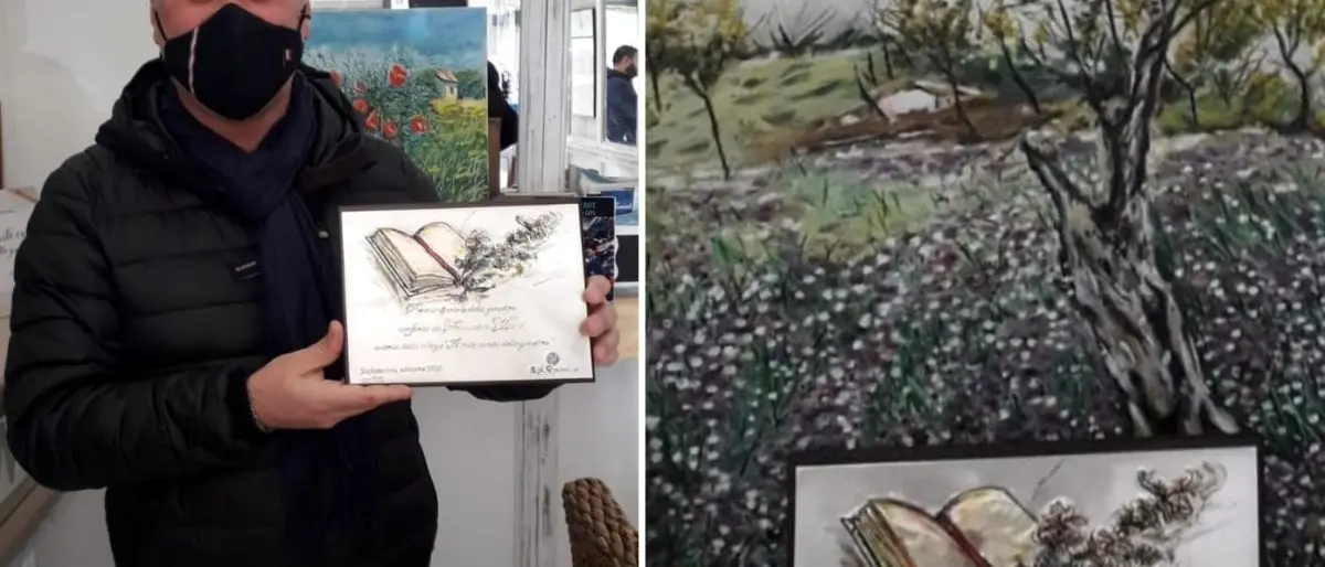 Vibo, al presidente della Provincia Solano targa d’argento Spadafora e un’opera di Liguori