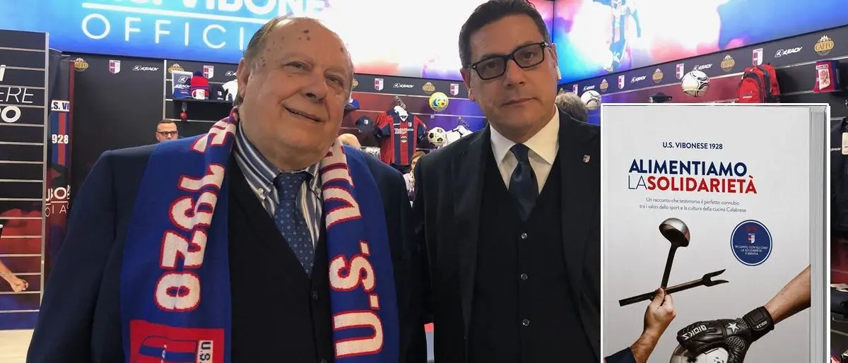 Sport e cucina in un libro per “alimentare” la solidarietà: ecco l’iniziativa della Vibonese