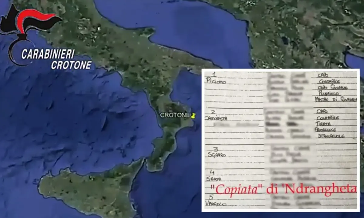 Crotone, la rabbia del boss Megna per la scoperta dell'organigramma della 'ndrina