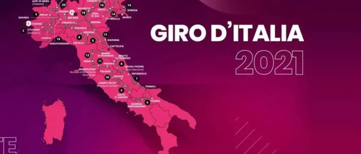 Presentata l'edizione 2021 del (mezzo) Giro d'Italia: Sud dimenticato dalla corsa rosa