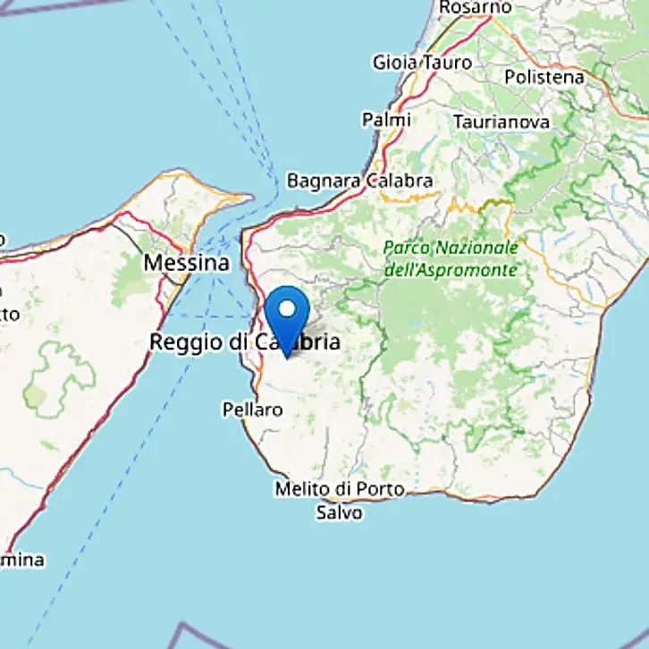 Lieve terremoto sveglia Reggio Calabria, scossa 2.7 intorno alle 7