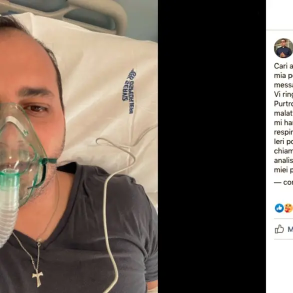 Prete del Cosentino ricoverato per Covid: «Sto male, pregate per me»