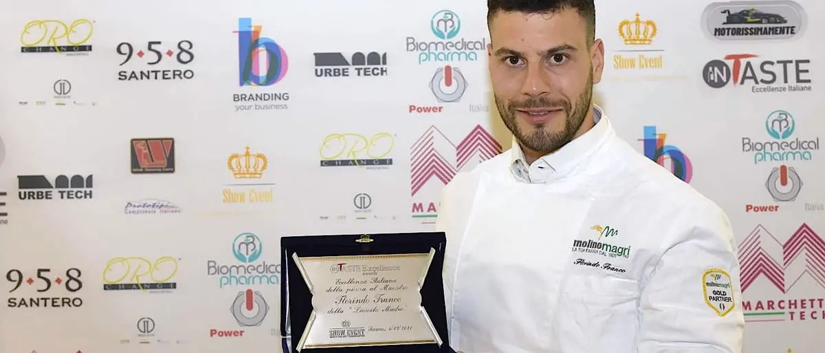 Il “boss delle pizze” calabrese Florindo Franco premiato a Sanremo