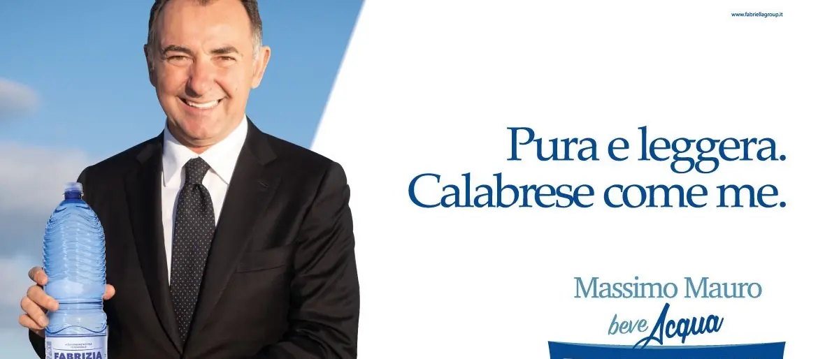 Acqua Fabrizia sceglie il testimonial Massimo Mauro per la nuova campagna firmata Gruppo Pubbliemme