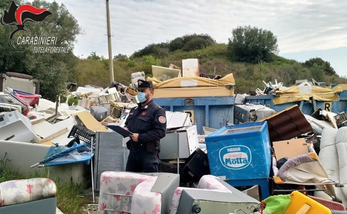 Sibaritide, sequestrato il centro di raccolta rifiuti comunale di Calopezzati