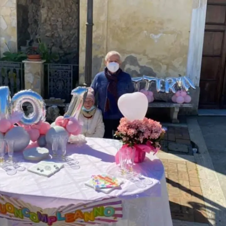 Compie 101 anni, super compleanno per Littera la nonnina briaticese