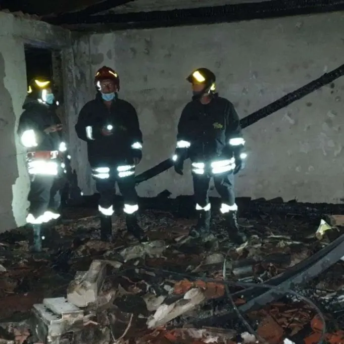 Incendio in un appartamento a Gerocarne, evacuate due famiglie
