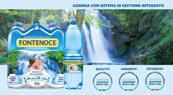 Qualità, ambiente, sicurezza: la produzione acqua Fontenoce