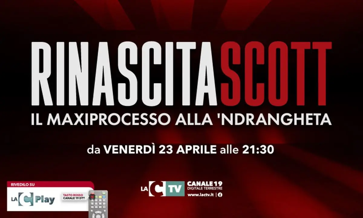 Rinascita Scott: il maxiprocesso alla 'ndrangheta da venerdì in onda su LaC Tv