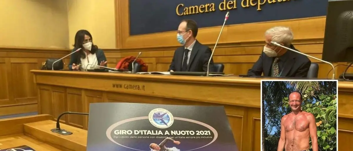 Giro d’Italia a nuoto, in Calabria due tappe dell’impresa dell’atleta senza una gamba