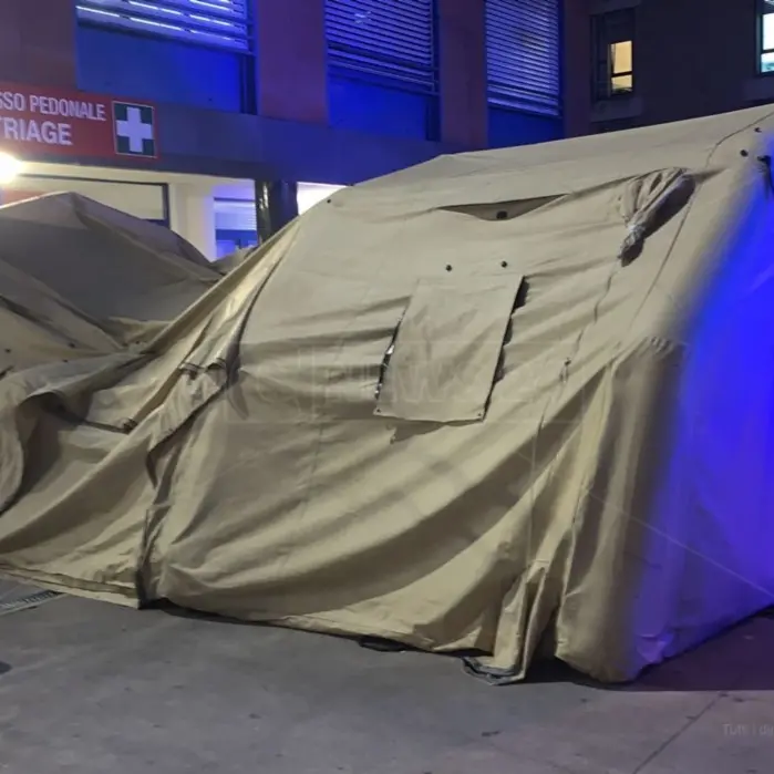 Pronto soccorso di Cosenza, cede la tenda Covid: nessun danno per i pazienti