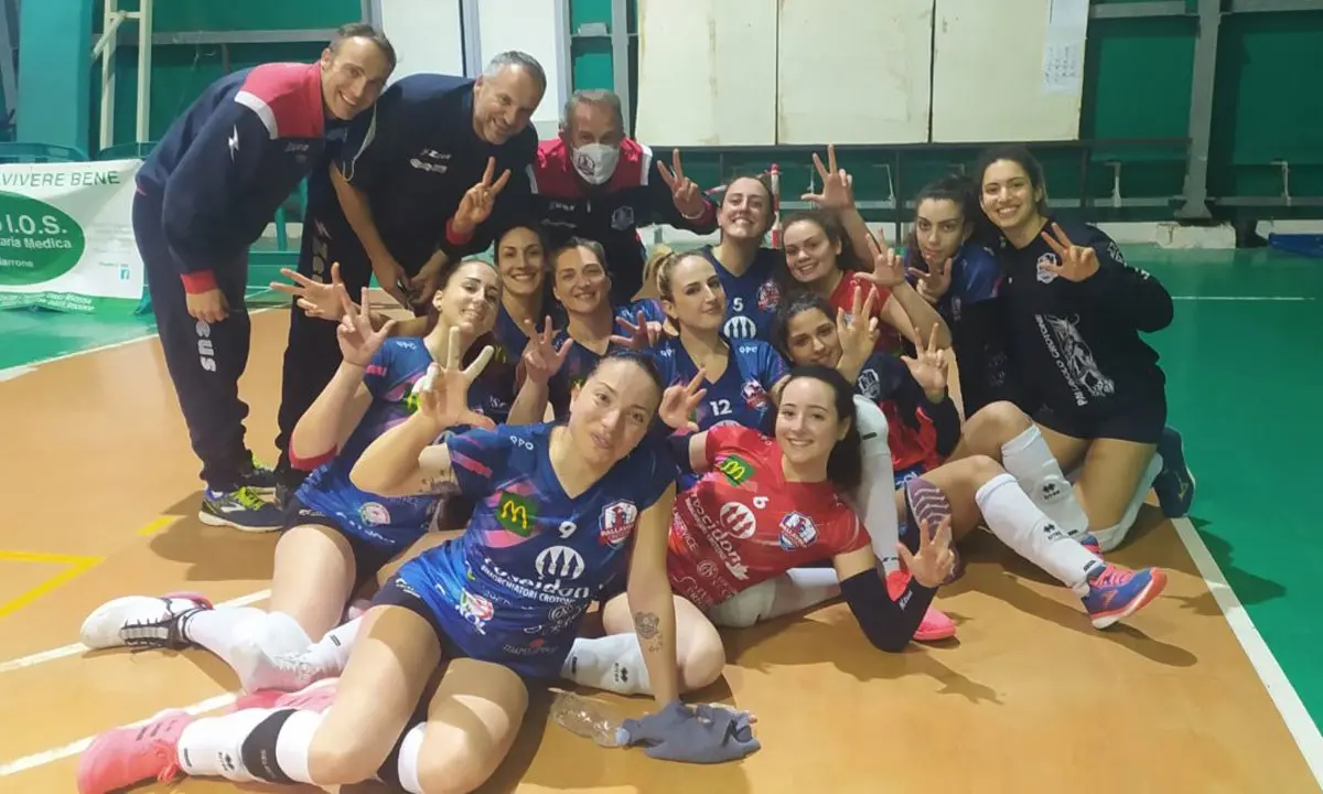 Pallavolo Crotone, 8 positivi al Covid dopo la partita a Trani: «Intervenga procura federale»