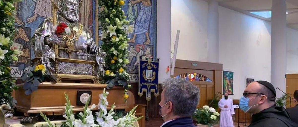 Spirlì a Paola per i festeggiamenti di San Francesco: «Ci aiuti a superare la pandemia»