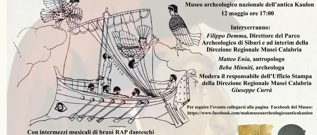 Museo antica Kaulon, al via la mostra “Riti per l’ultimo viaggio” dedicata a Dante