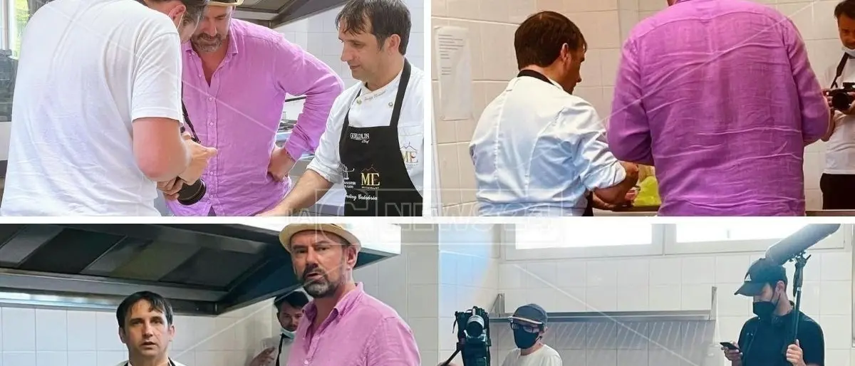 Pizzo, i piatti dello chef Romano in un programma tv in Repubblica Ceca