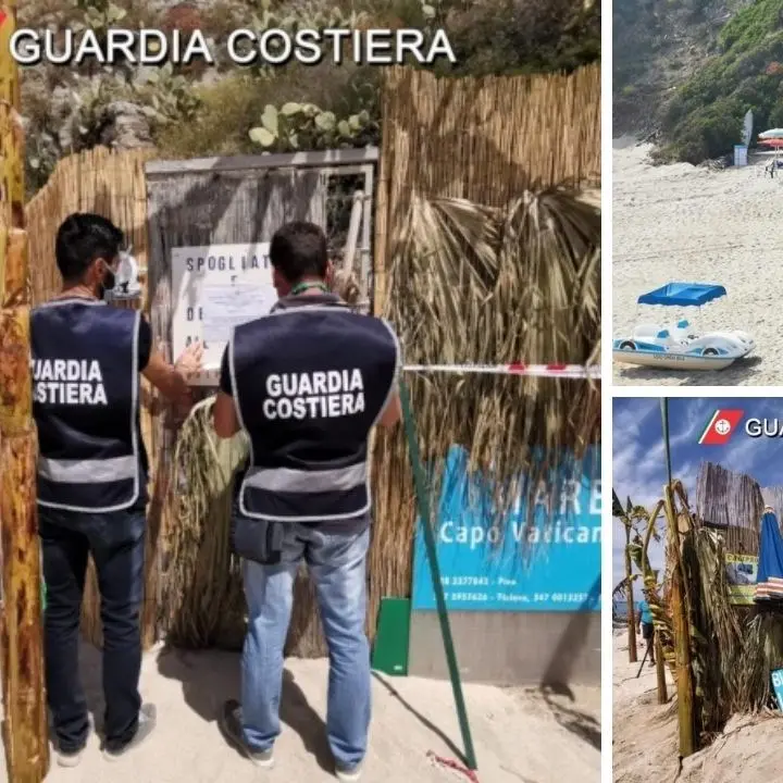 Sequestrata baracca abusiva sulla spiaggia di Ricadi: denunciato il proprietario