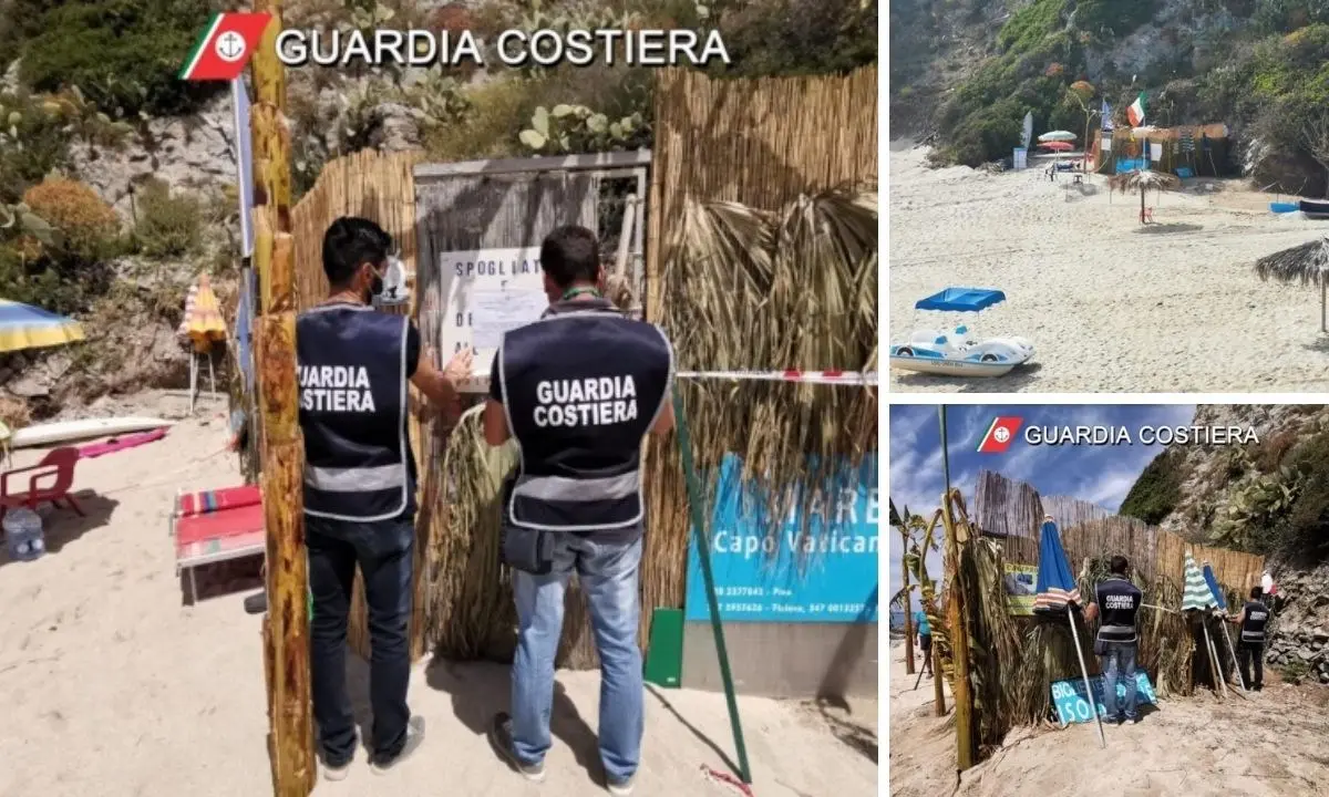 Sequestrata baracca abusiva sulla spiaggia di Ricadi: denunciato il proprietario