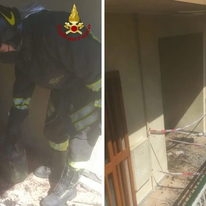 Crotone, appartamento in fiamme dopo lo scoppio di una bombola: ustionata una 70enne