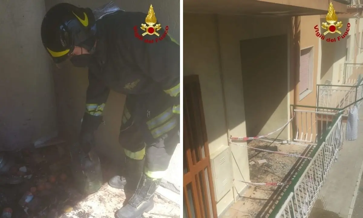 Crotone, appartamento in fiamme dopo lo scoppio di una bombola: ustionata una 70enne