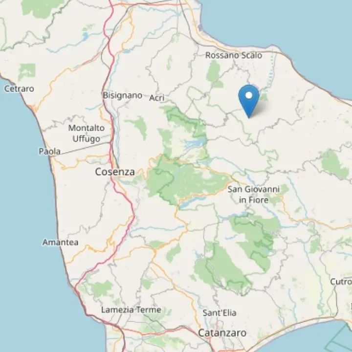 Terremoto, scossa di magnitudo 3.4 nel Cosentino: nessun danno segnalato