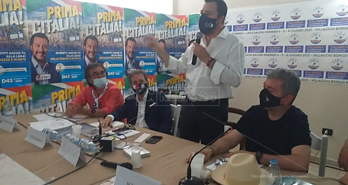 Elezioni Calabria, Salvini deve tenere buoni i suoi e incontra Spirlì e Saccomanno