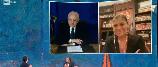 Fase 2 in Calabria, da Fazio la Santelli dimentica l’obbligo delle mascherine che ha imposto