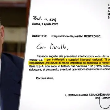 «Superiori interessi nazionali» dietro lo stop del commissario Arcuri ad alcune requisizioni